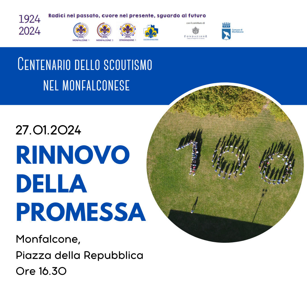 Centenario delle prime promesse scout a Monfalcone